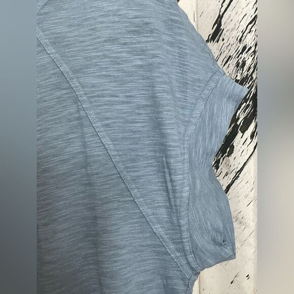 Bobi Open Back T-Shirt Raglan Sleeves Gray L - Picture 4 of 7